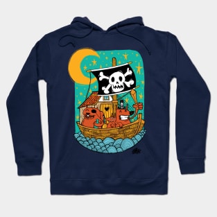 Happy Animal Pirates Hoodie